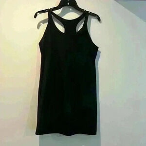 J.Crew black active sports dress with built in shorts size small